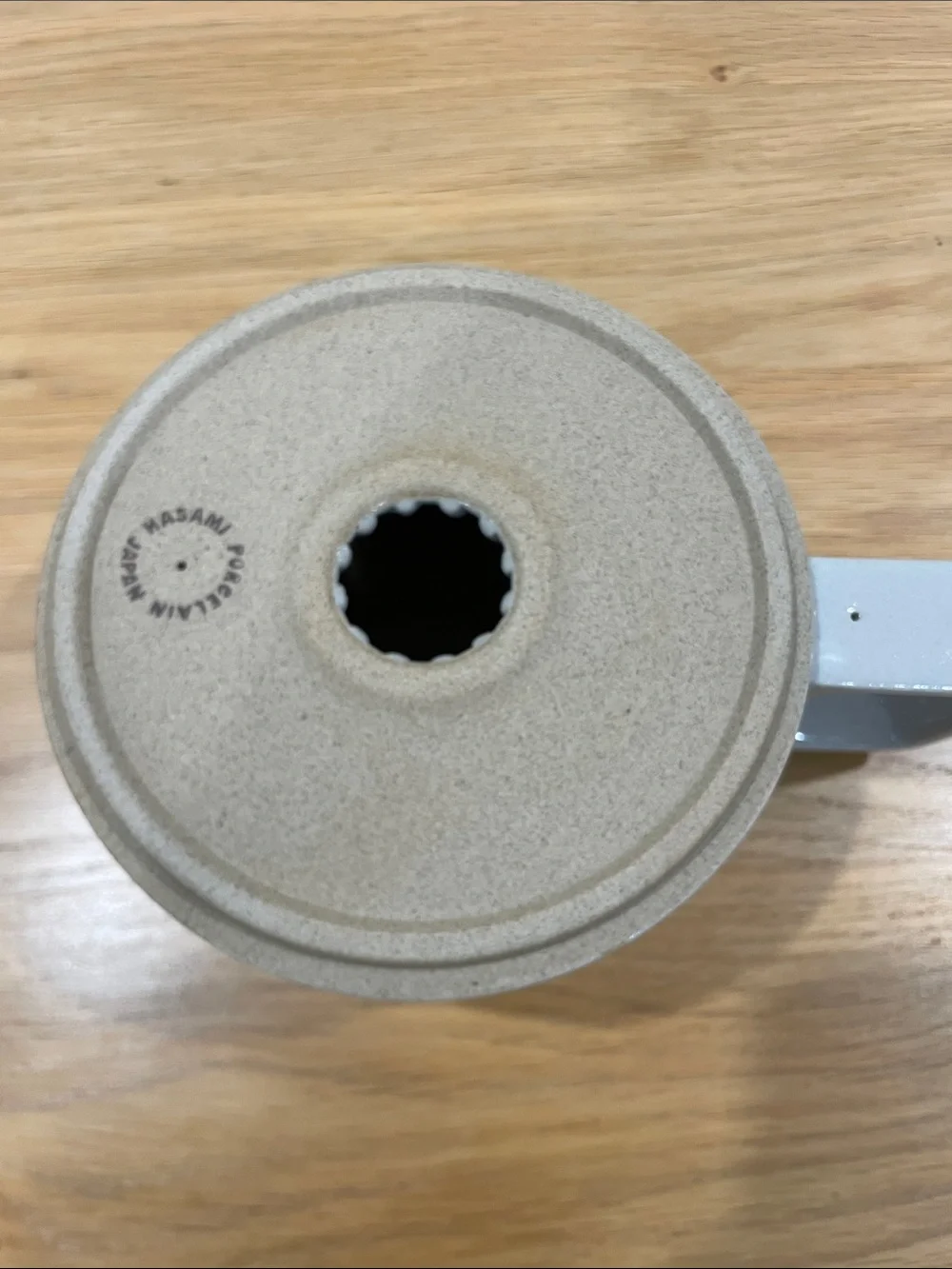 Hasami Ceramic Pour-Over Coffee Dripper in Gloss Gray